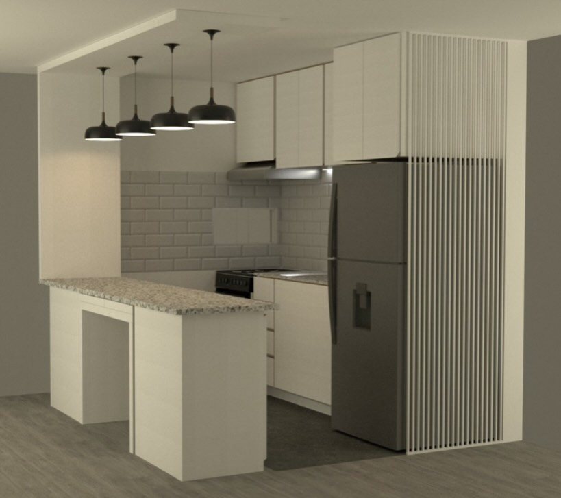 Propuesta de cocina para vivienda VIS · 4 de 7