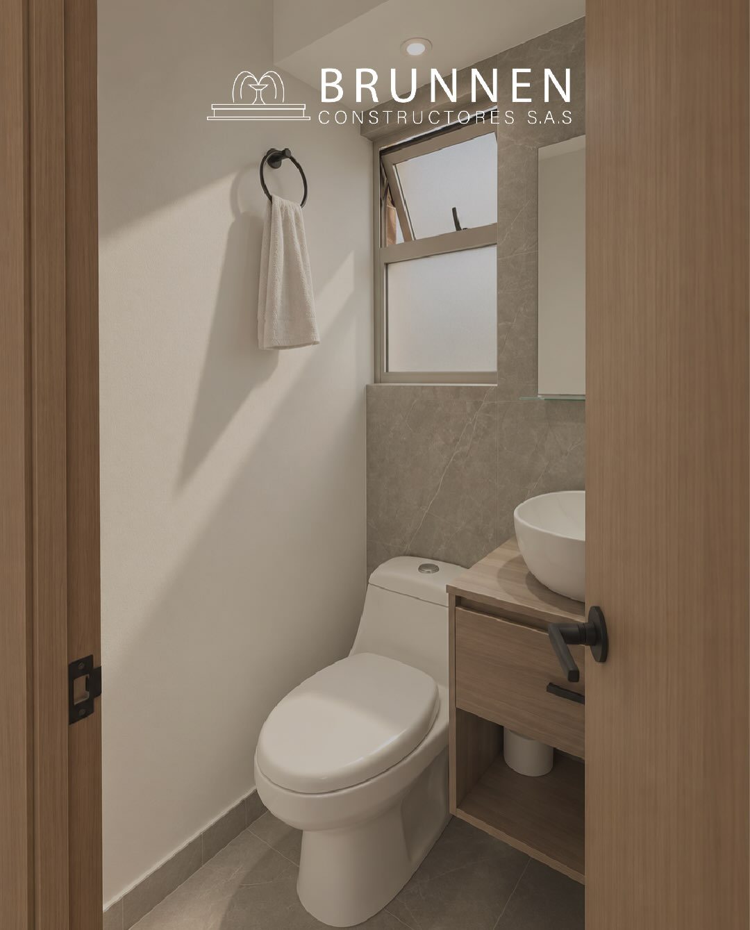 Apto 203 remodelado por Brunnen Constructores · 2 de 9