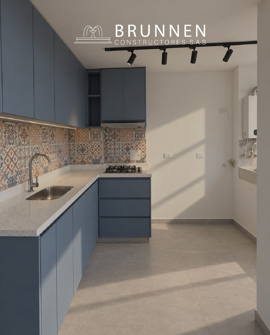 Apto 203 remodelado por Brunnen Constructores · 4 de 9